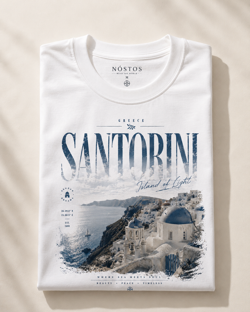 Santorini Island of Light T-Shirt