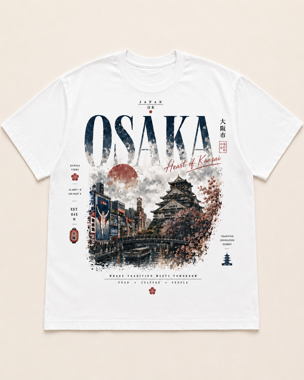 Osaka Heart of Kansai T-Shirt
