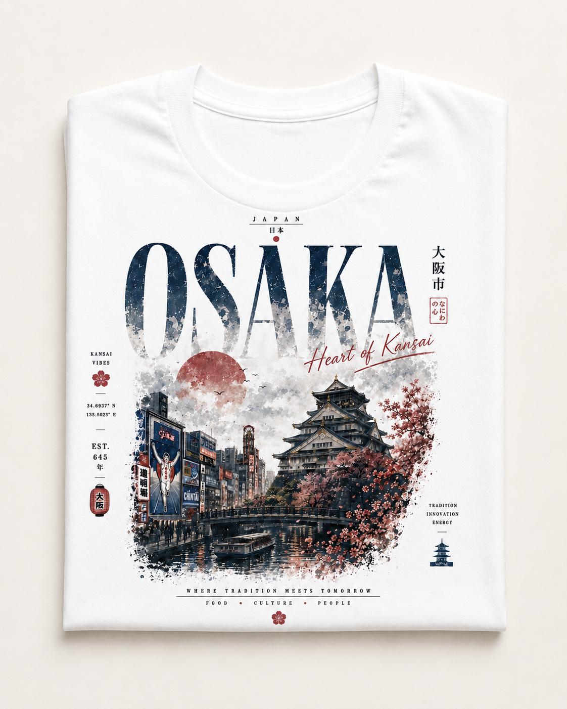 Osaka Heart of Kansai T-Shirt